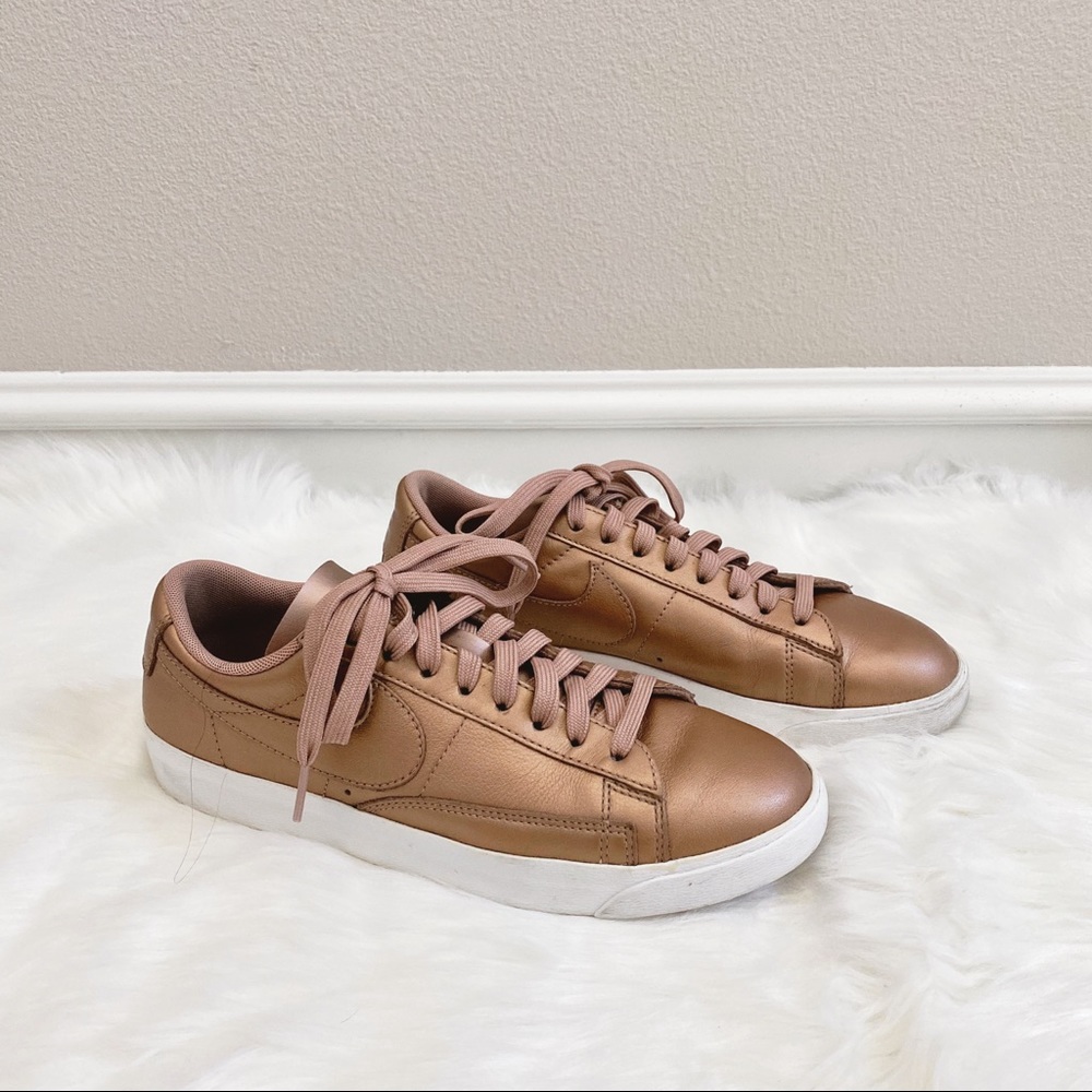 Rose Gold Nike Sneakers